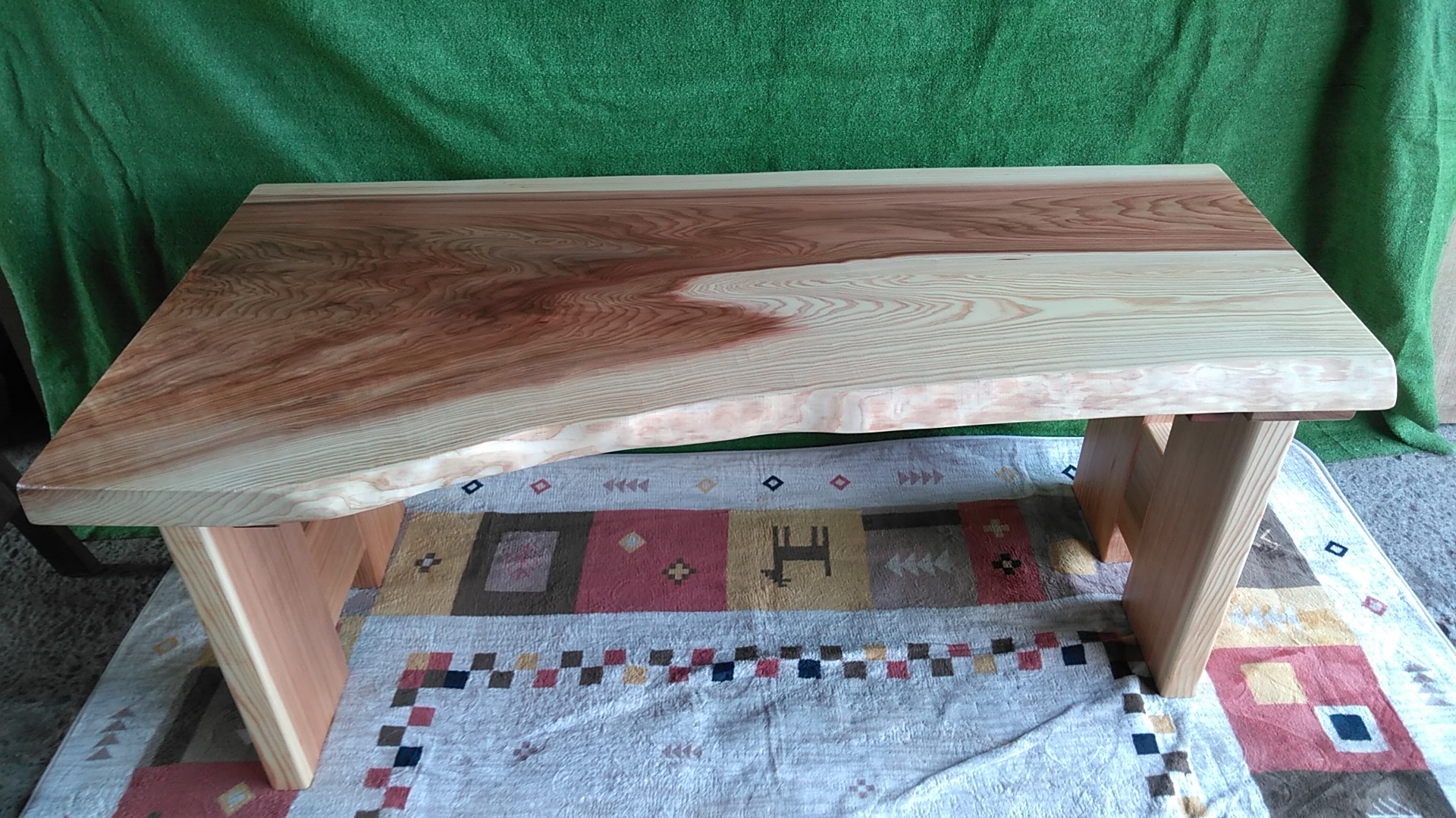 トチ　一枚板　DIY　テーブル用　素材　ハンドメイド　無垢材　天板　応接セット　テレワーク - 4